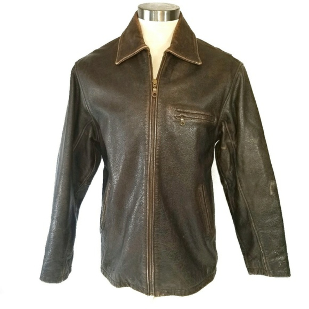 Vintage Wilsons Leather Jacket Thinsulate Liner Sm